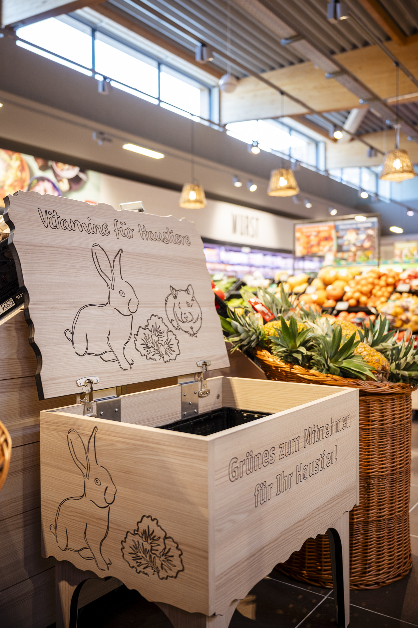 Grünfuttersammelstelle für die Haustiere