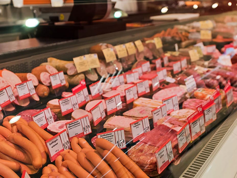 Wurst Servicetheke