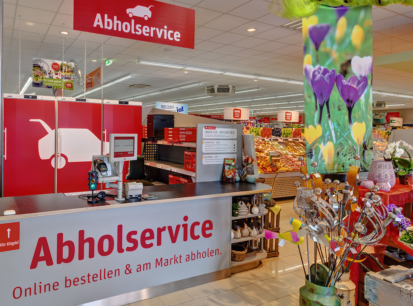 Eingangsbereich / Abholservice