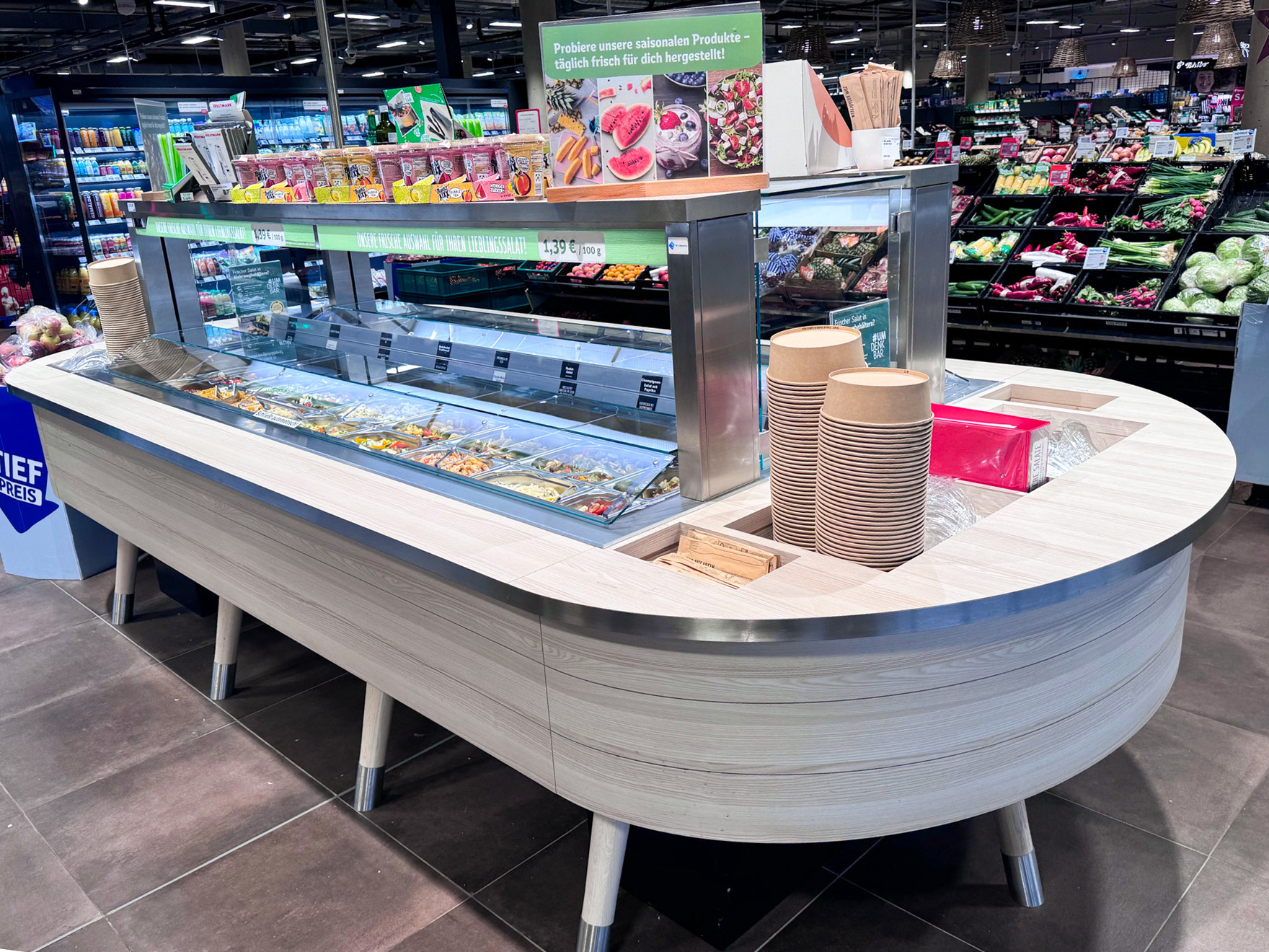 Große Salatbar