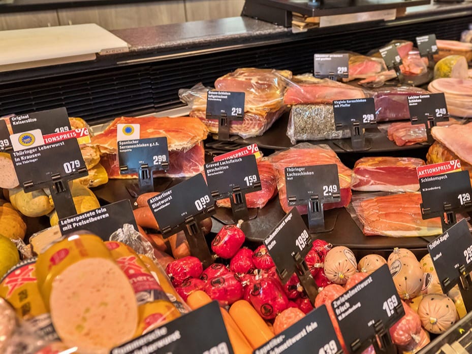 Wurst Servicetheke