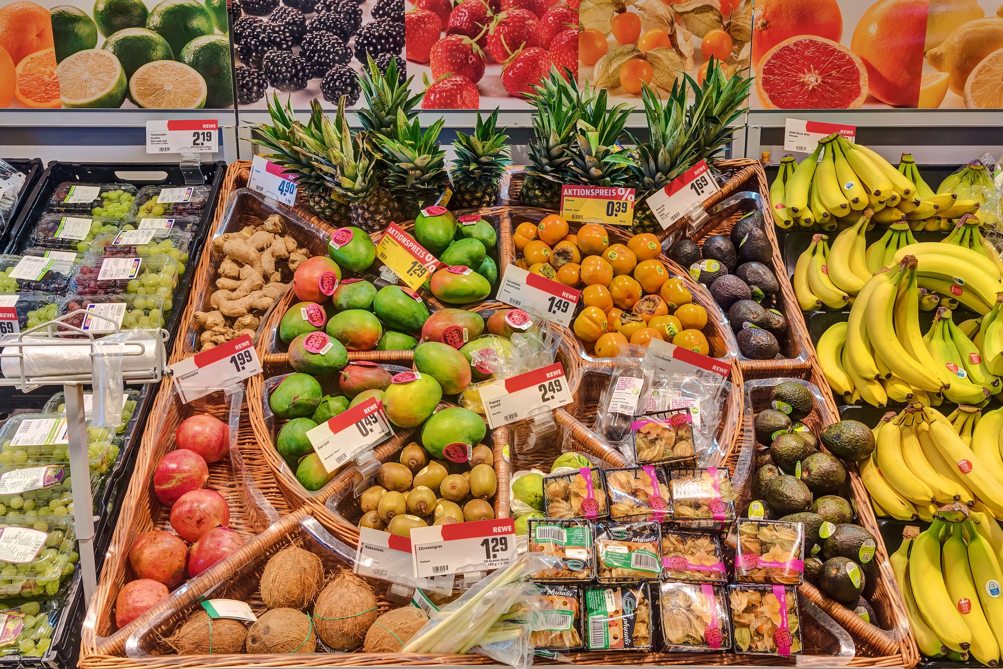 Auch Freunde exotischer Früchte kommen bei uns auf ihre Kosten