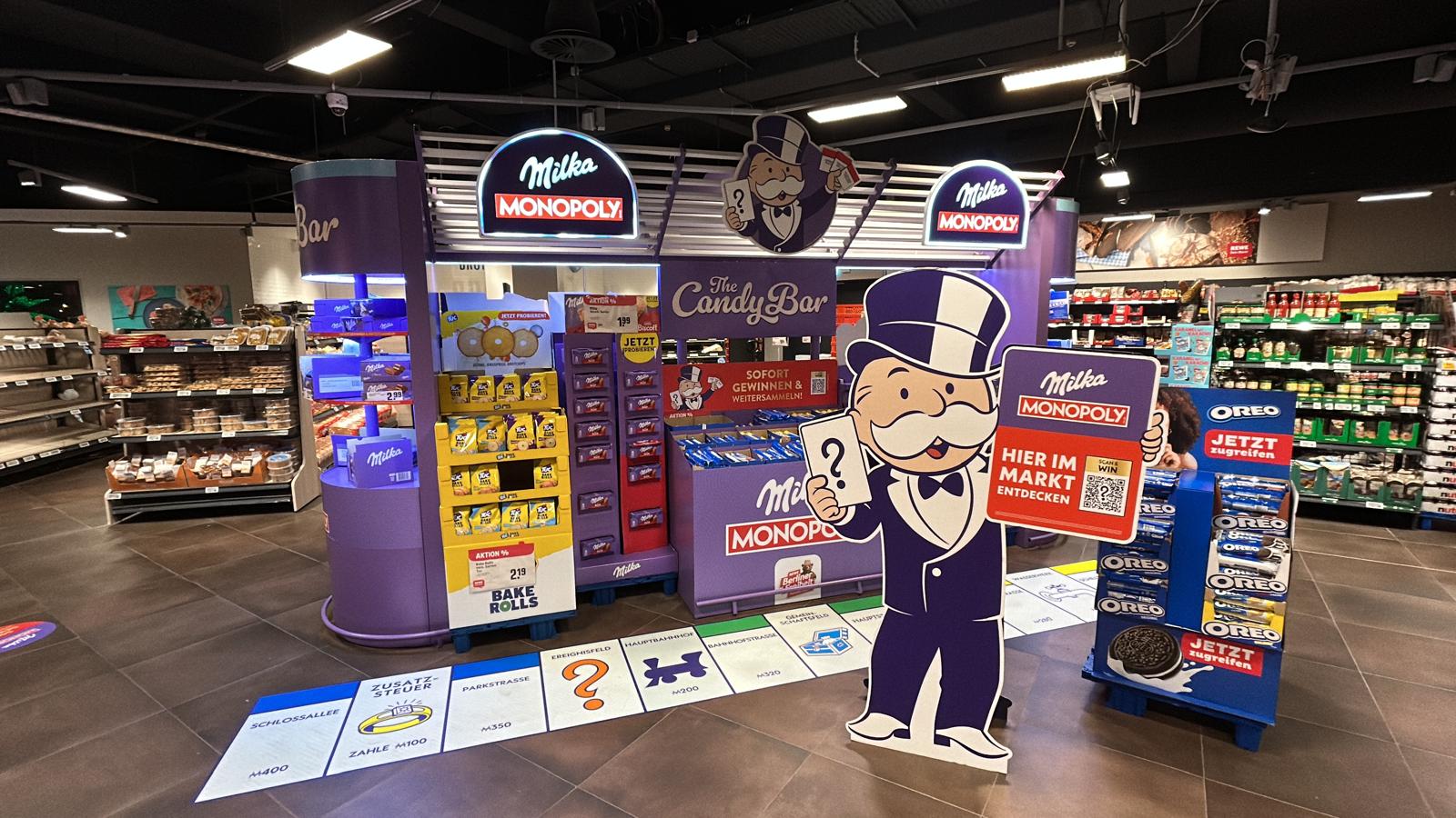 Unsere Candybar von Milka mit verschiedenen Themen