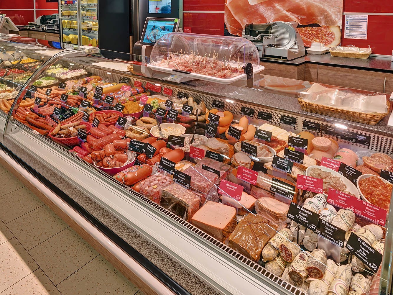 Käse, Wurst & Fleisch Servicetheke