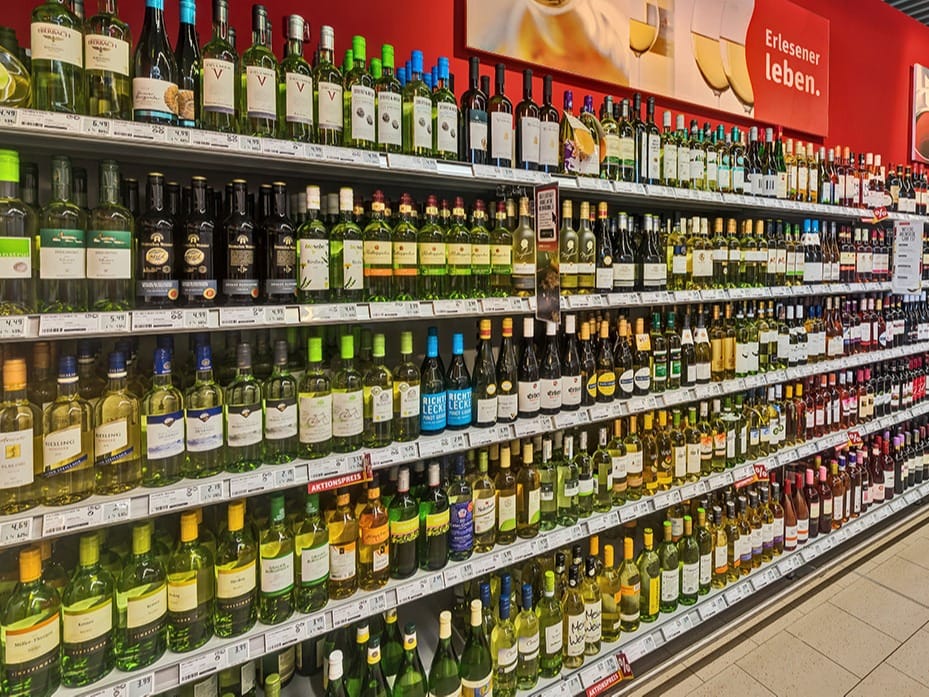 Weine, vielfältige Sorten