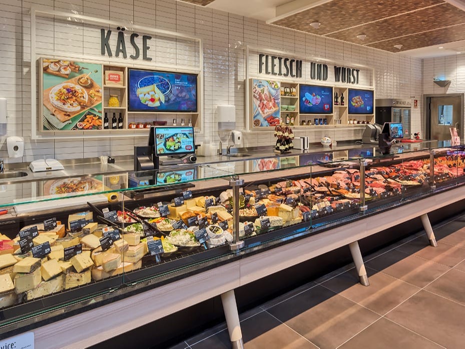Käse-, Wurst- und Fleischtheke