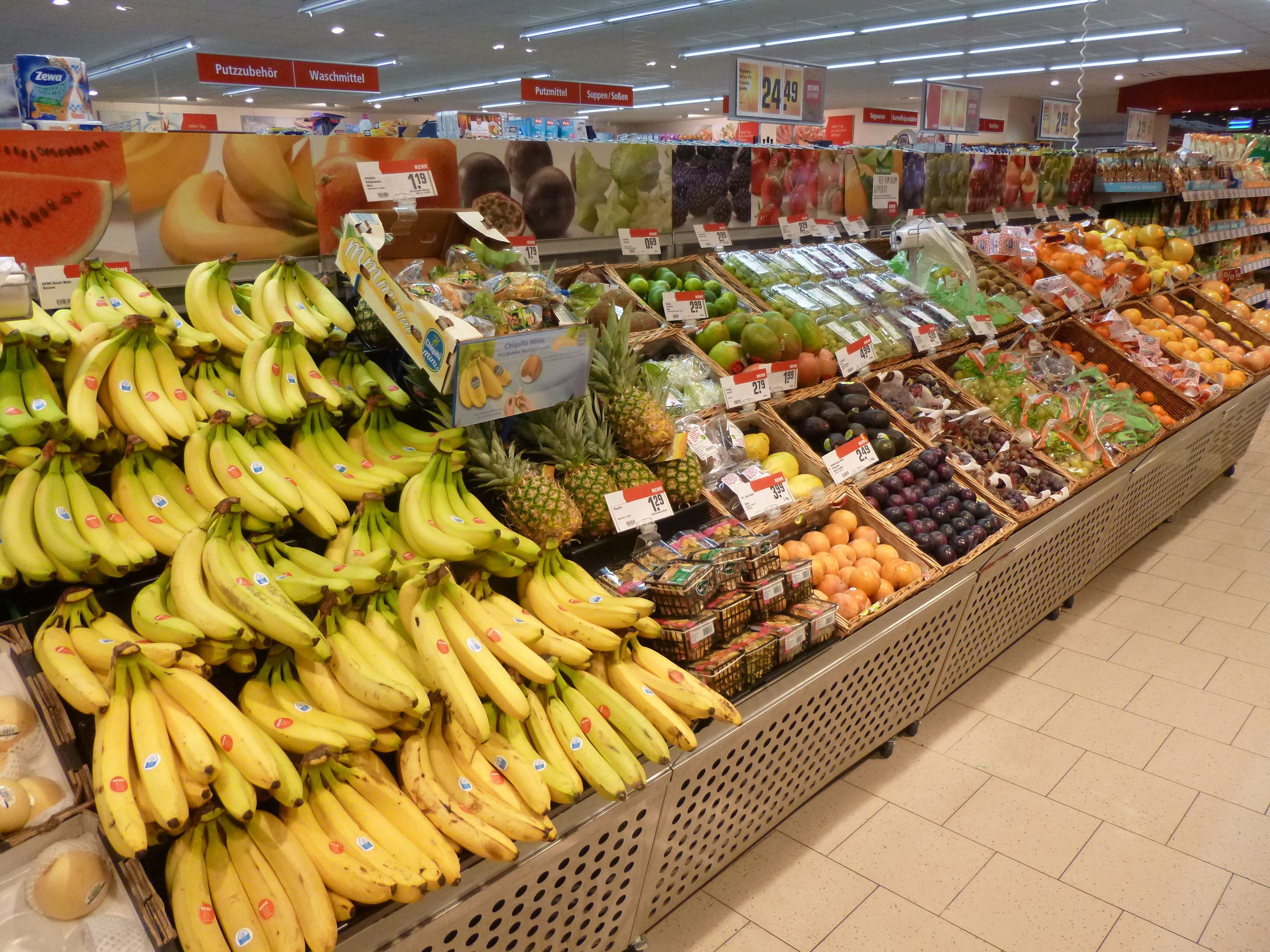 Bananen und Südfrüchte