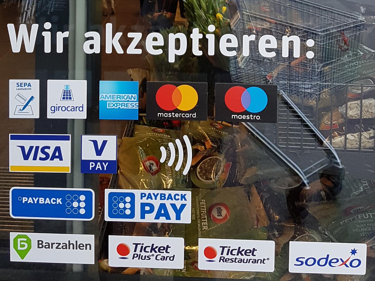 Zahlungsarten