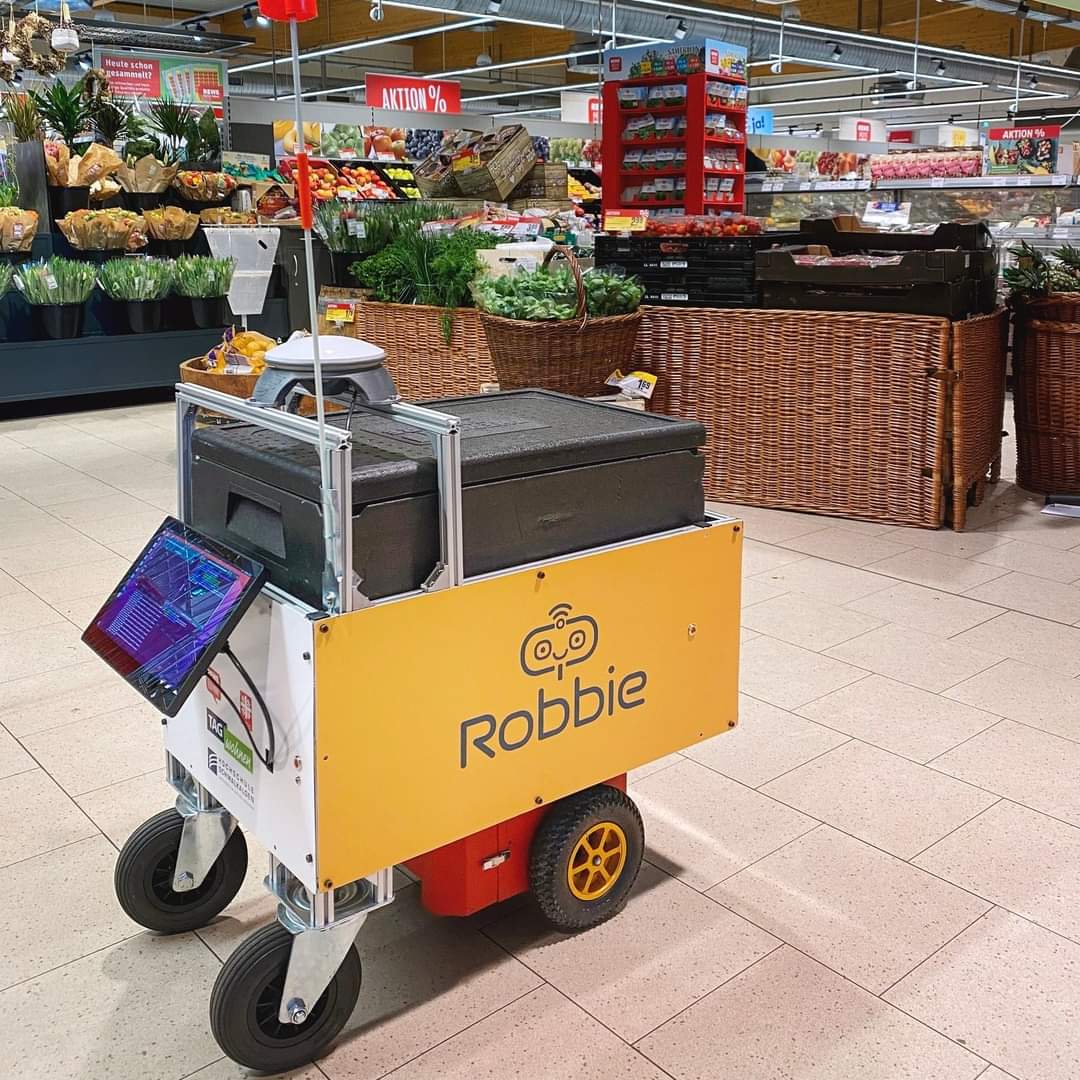 Neues Projekt zusammen mit TAG Wohnen Lieferroboter