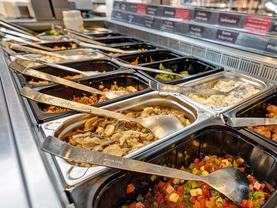 Salatbar,  Salatvariationen