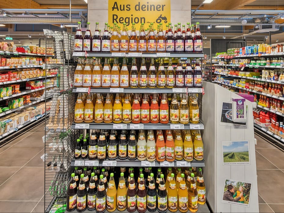 regionale Säfte