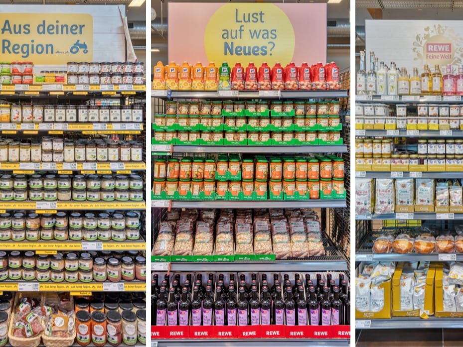 REWE Feine Welt, REWE Bio & regionale Produkte
