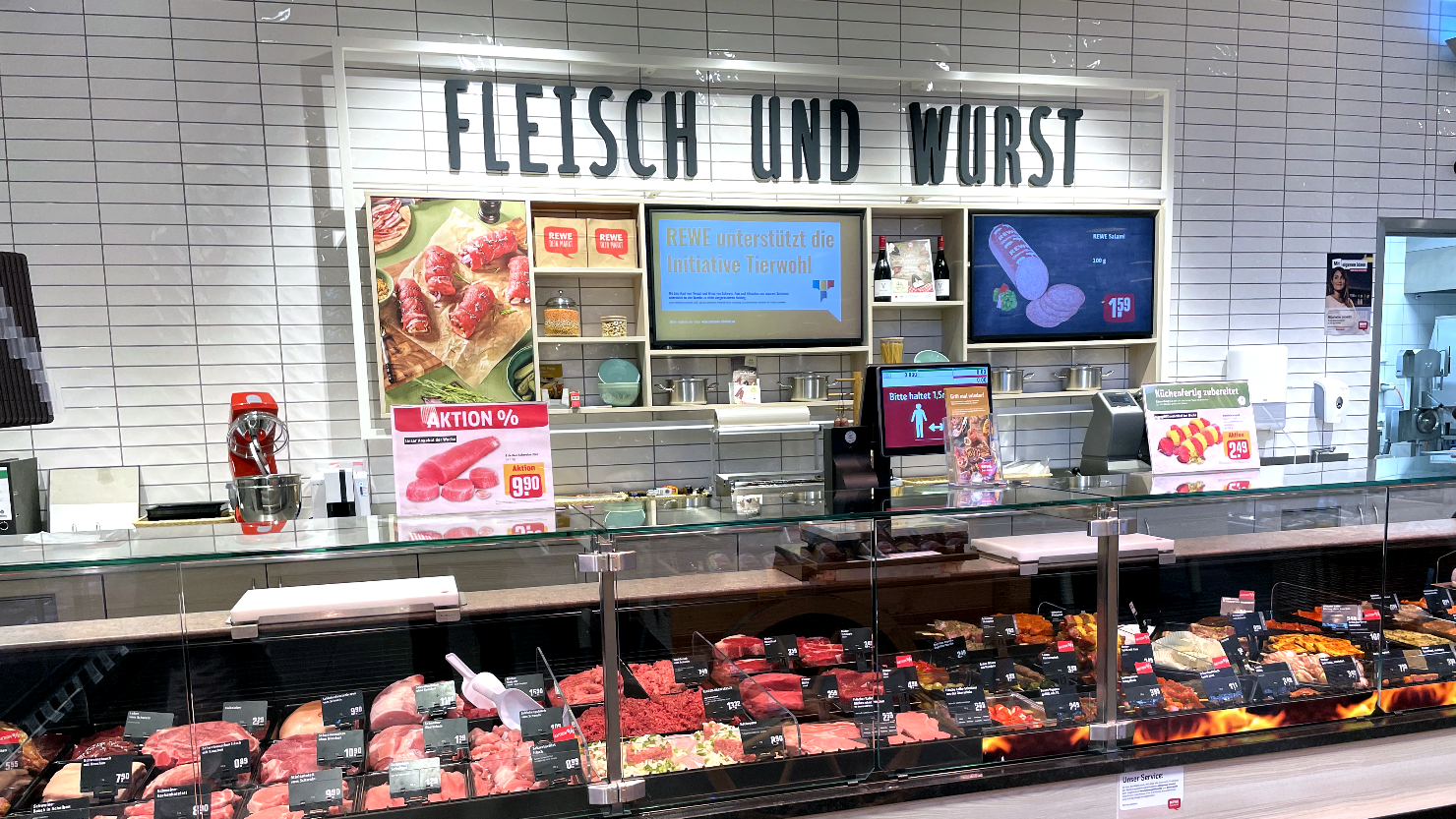 Fleisch- und Wursttheke