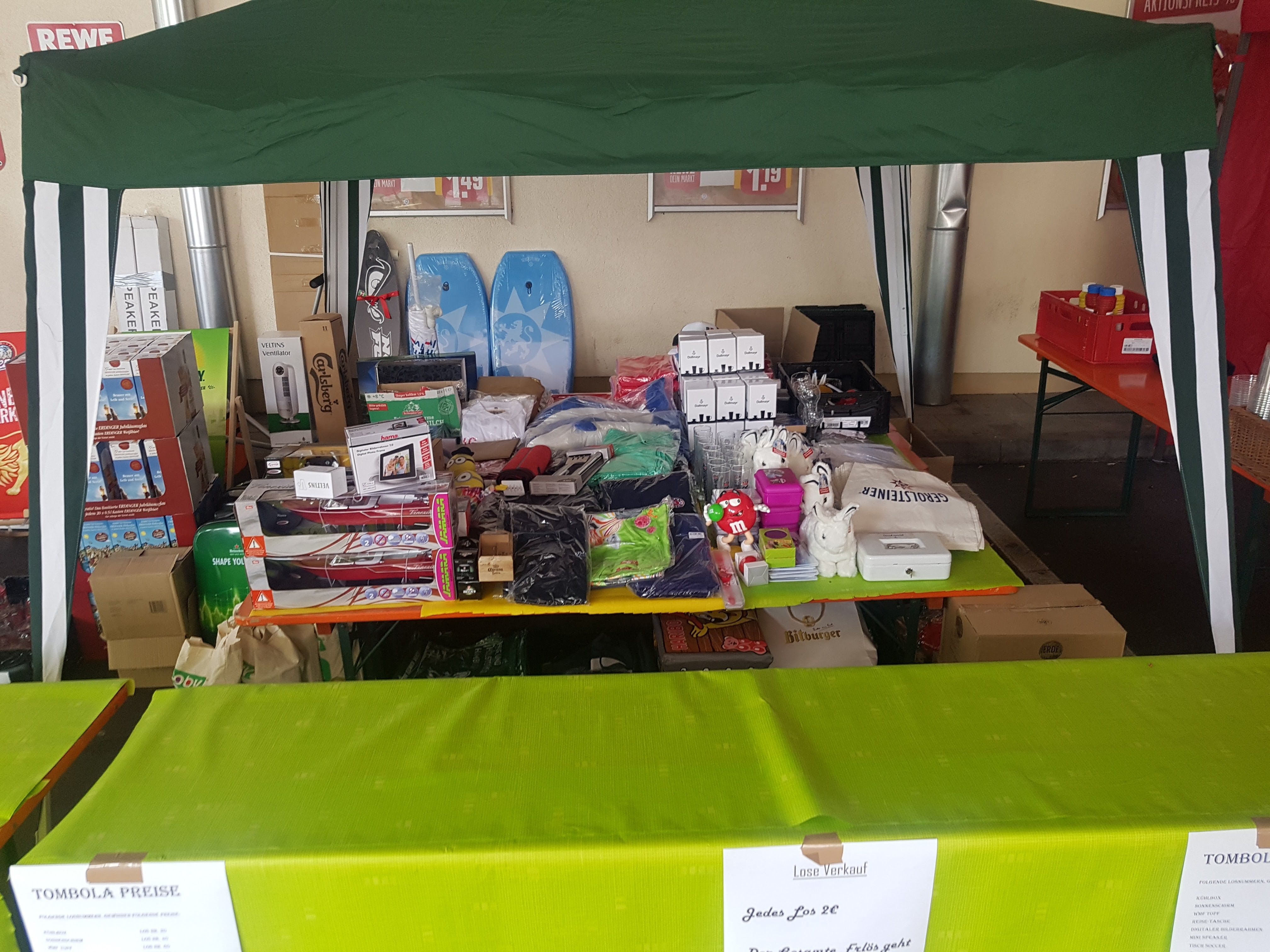 Tombola zum Sommerfest 2017