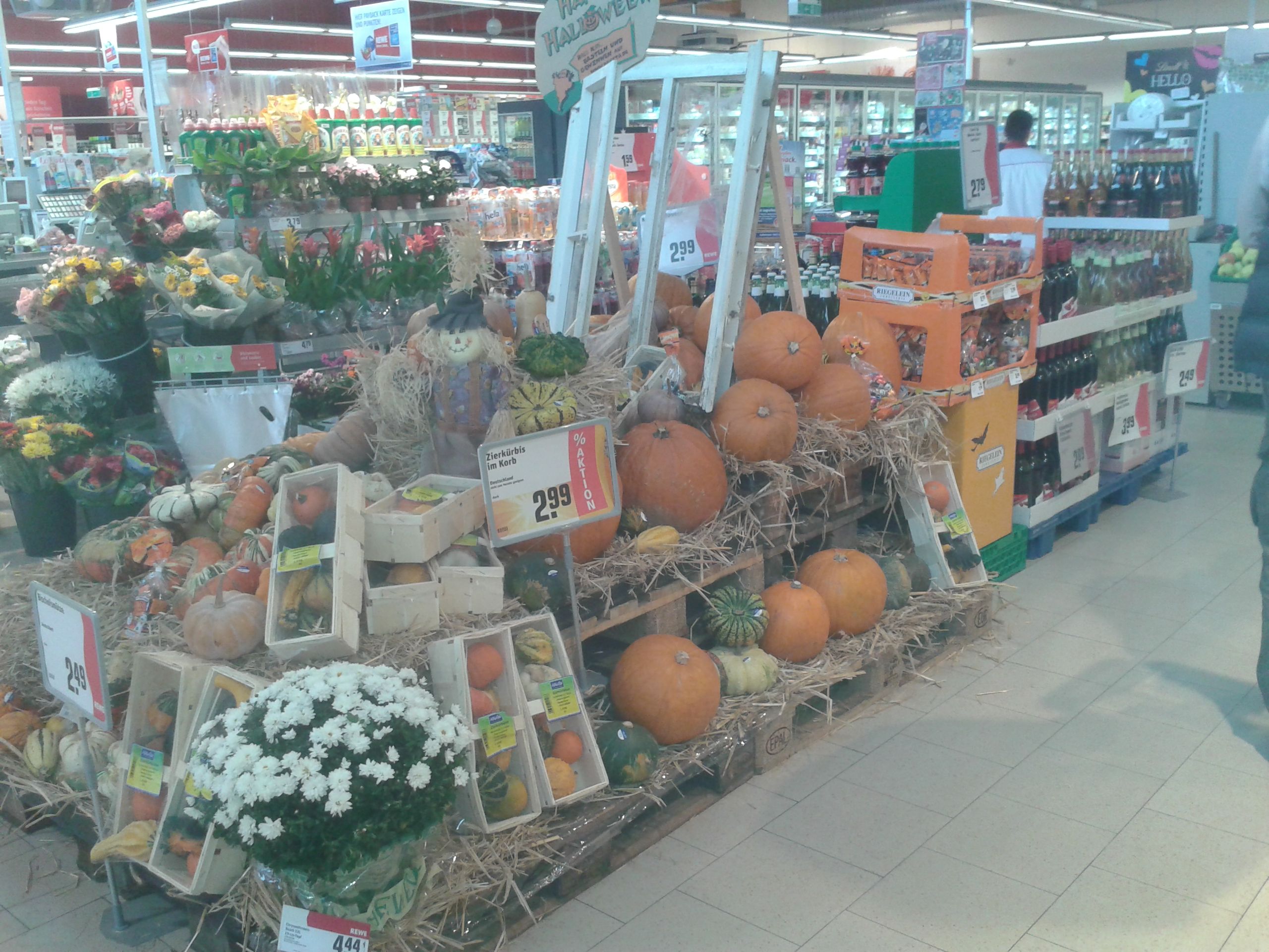 Herbstlicher Aufbau