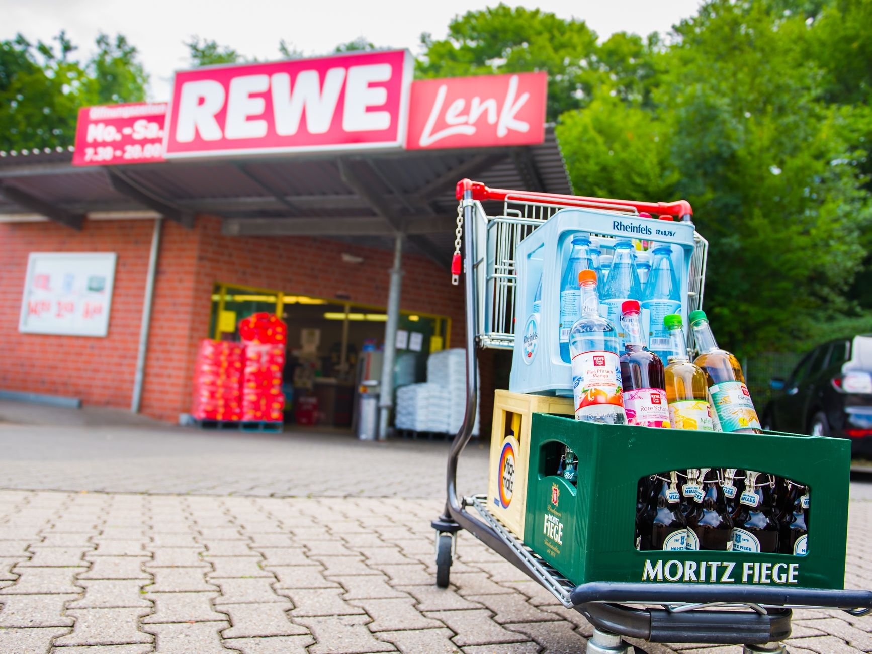 Eine große Auswahl an Getränken finden sie in unserem Getränkemarkt