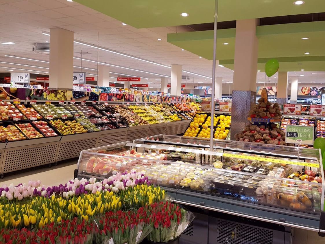 Jeden Tag frisches Obst und Gemüse!
