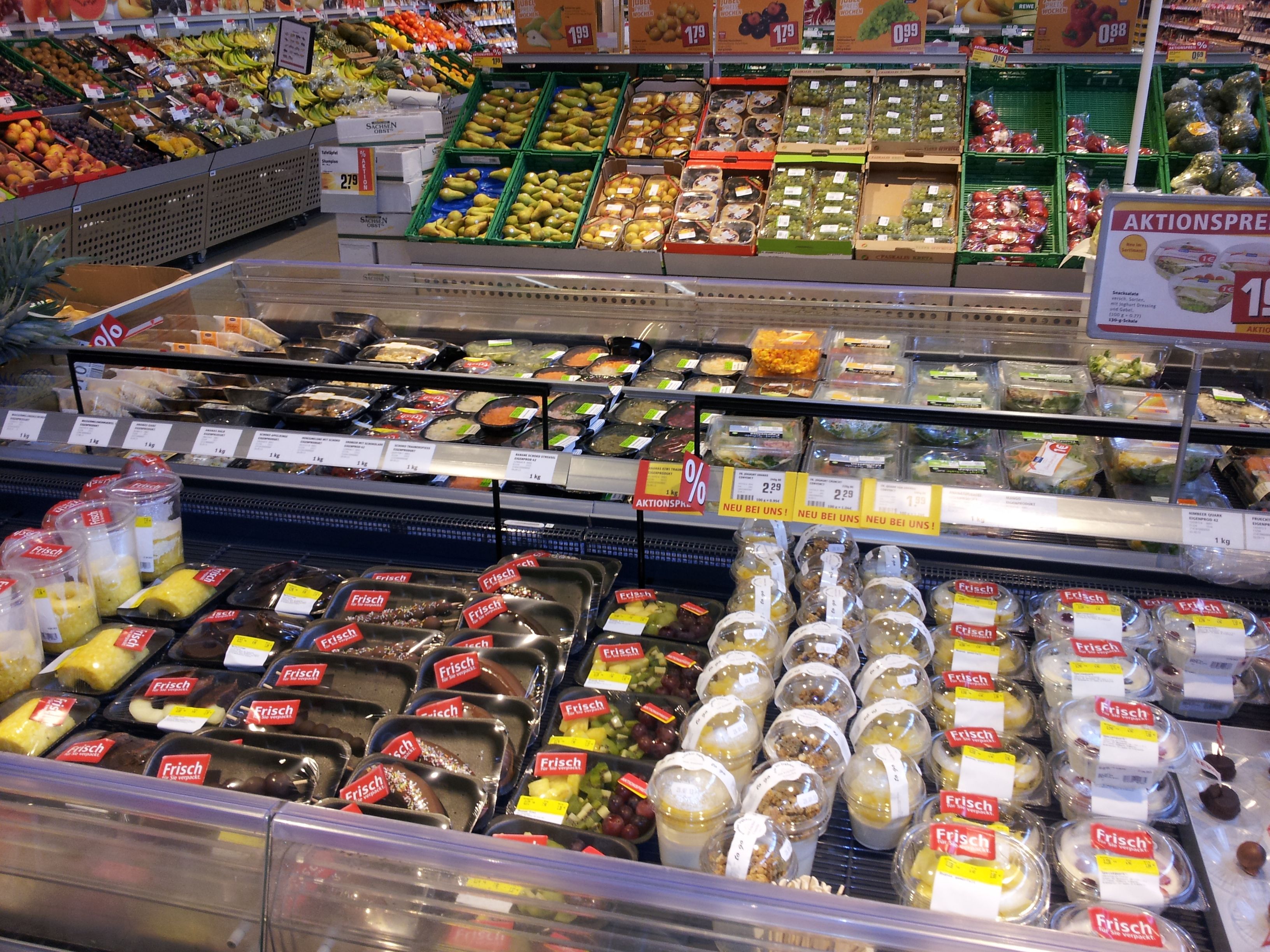 frische gesunde Leckereien