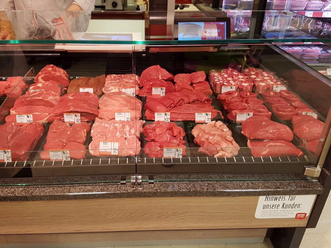 Unsere Auswahl an Fleisch und Fleischspezialitäten...