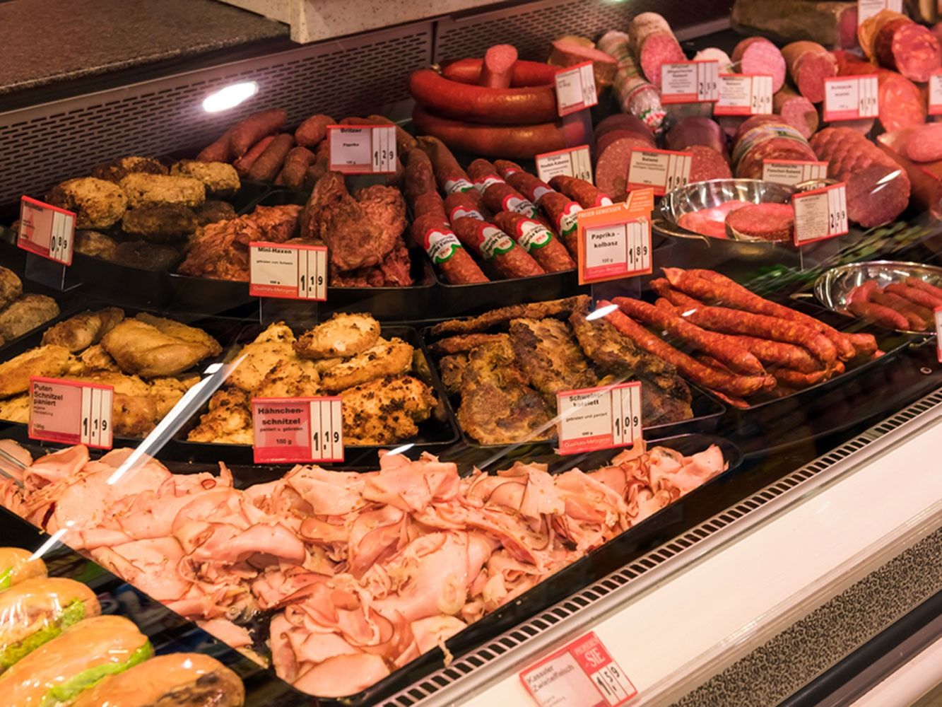 Wurst Servicetheke