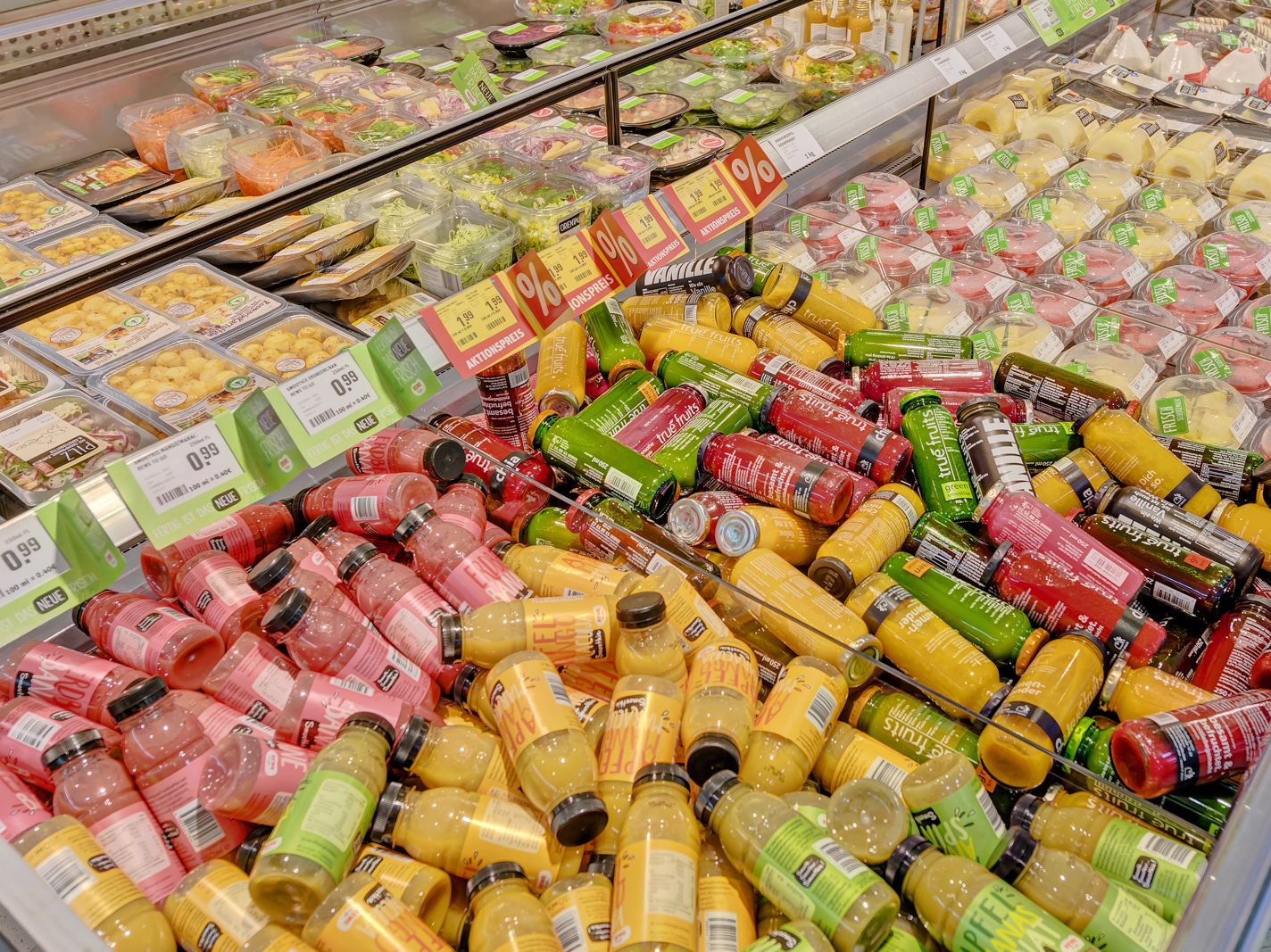 Leckere Smoothies und knackiges Obst