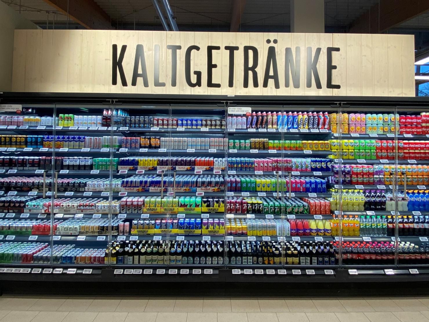 Kaltgetränke aller Art zum Mitnehmen.