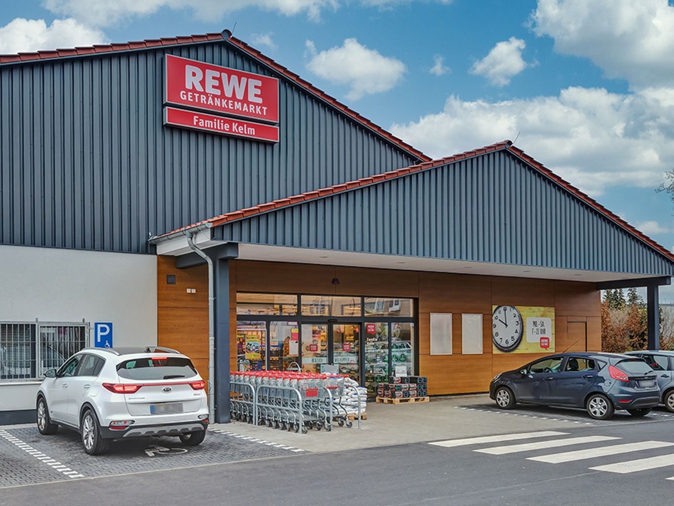 Außenansicht Getränkemarkt