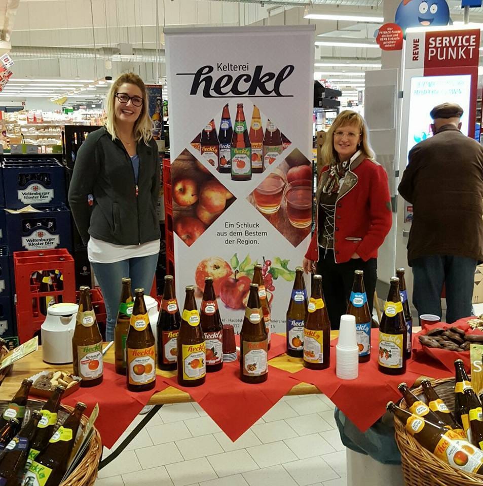 Verkostung der Kelterei Heckl 2016