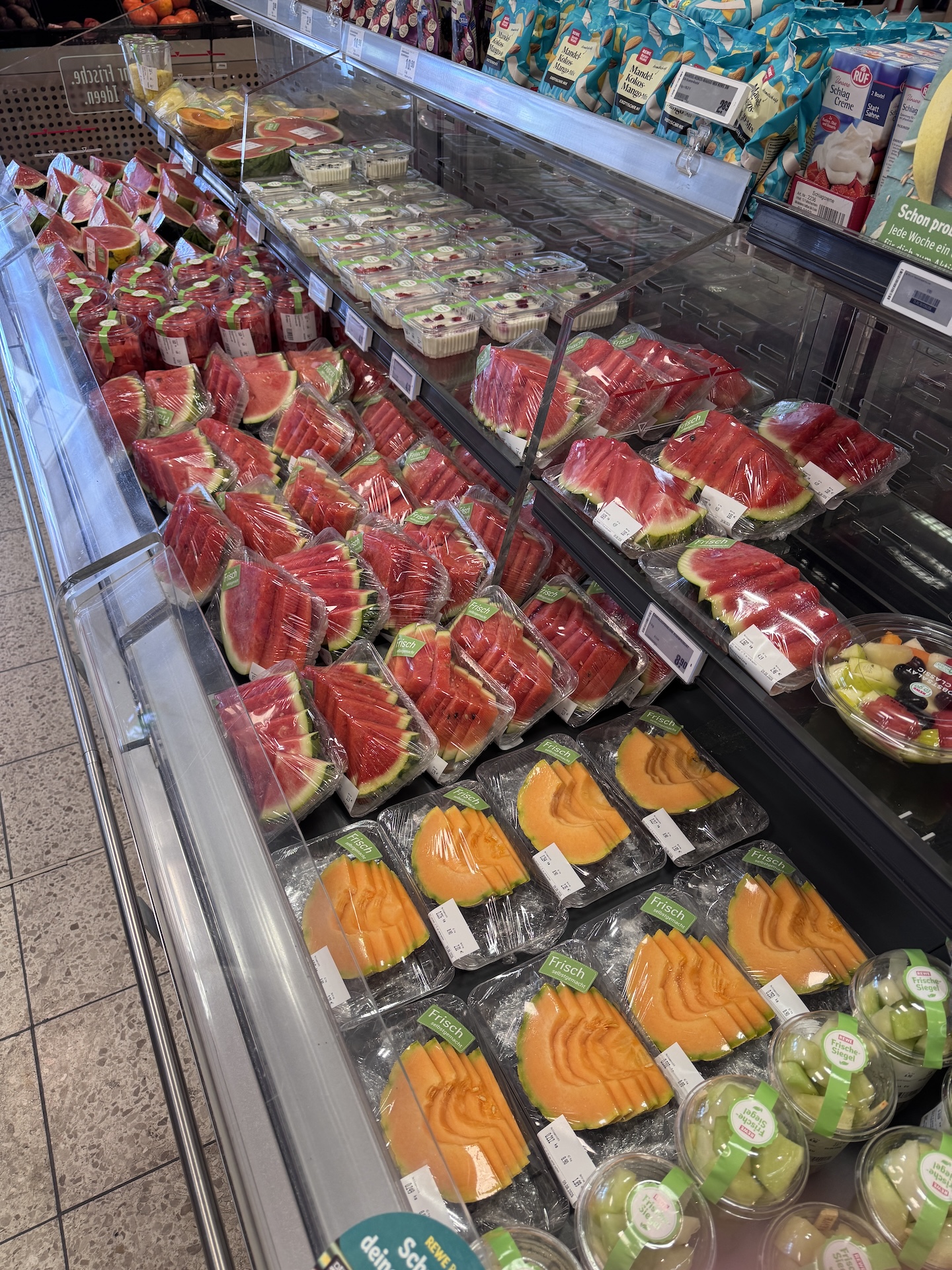 Täglich frisch geschnittenes Obst