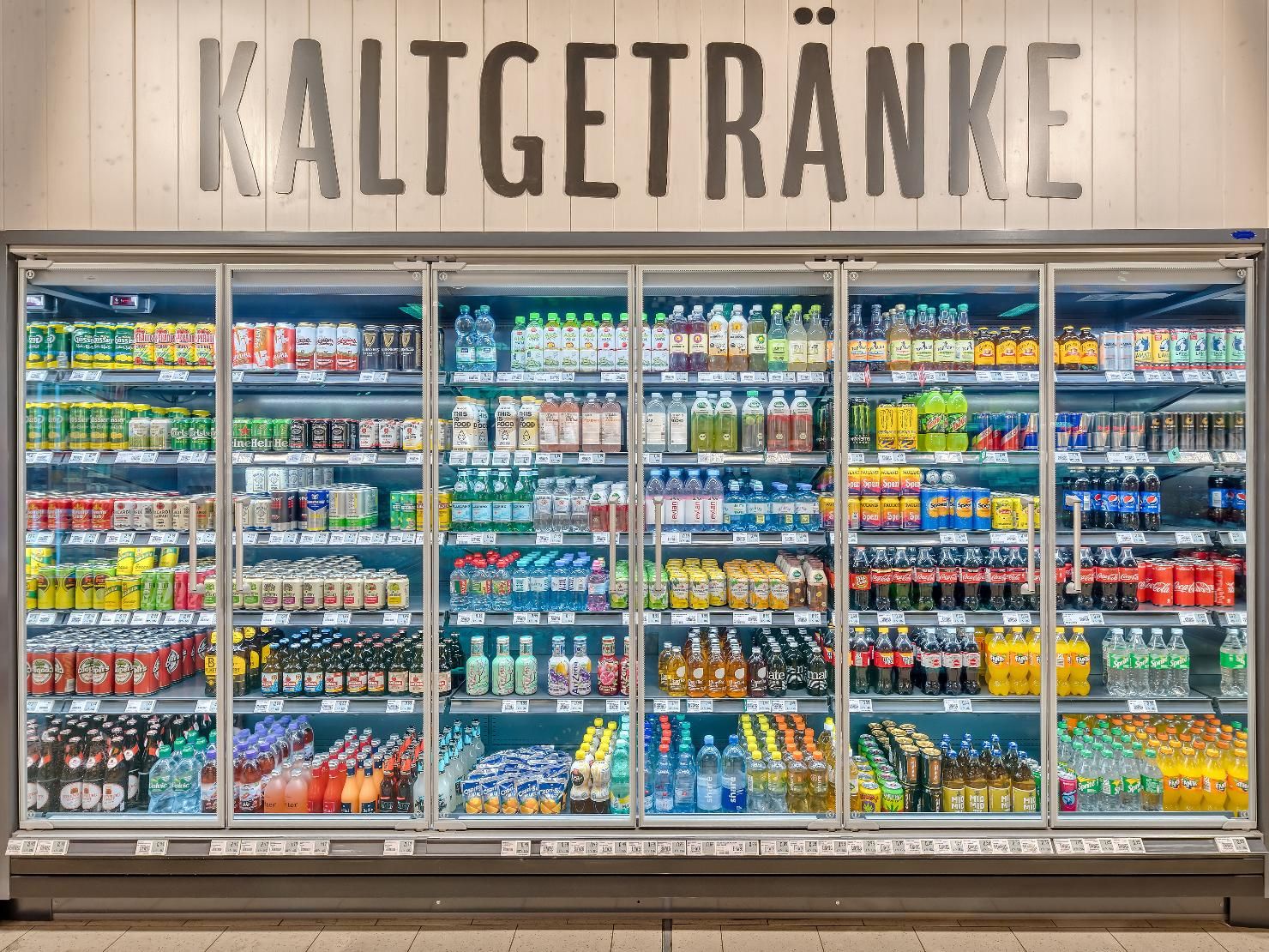 gekühlte Getränke
