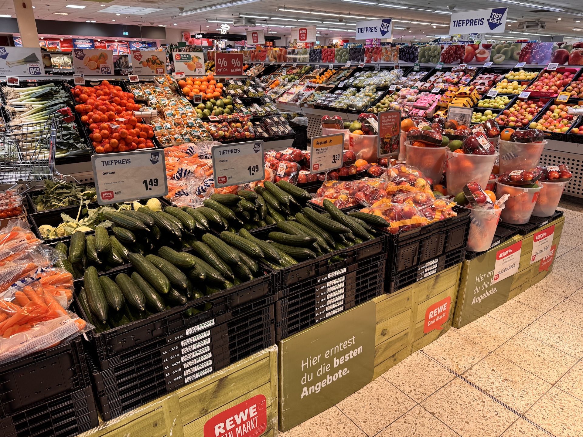 Unsere Obst- & Gemüseabteilung