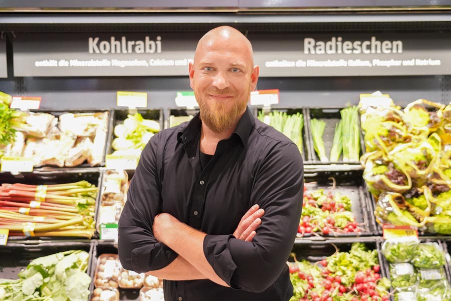 Marktleiter Marcel Burmeister