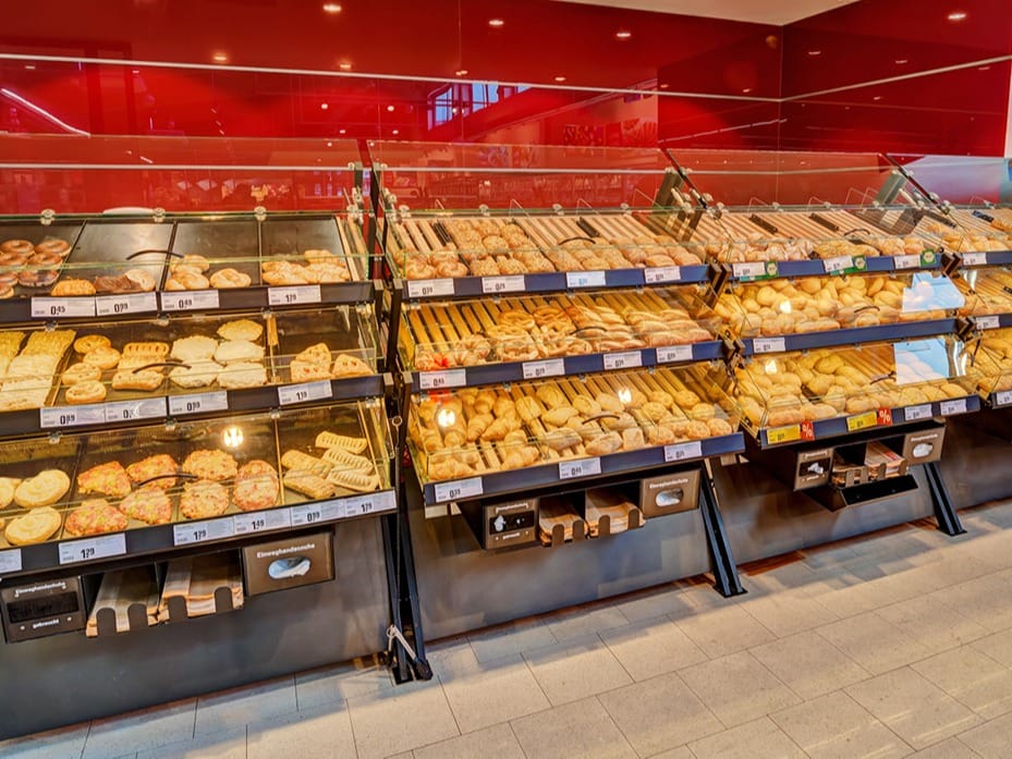 frische Brot und Teigwaren