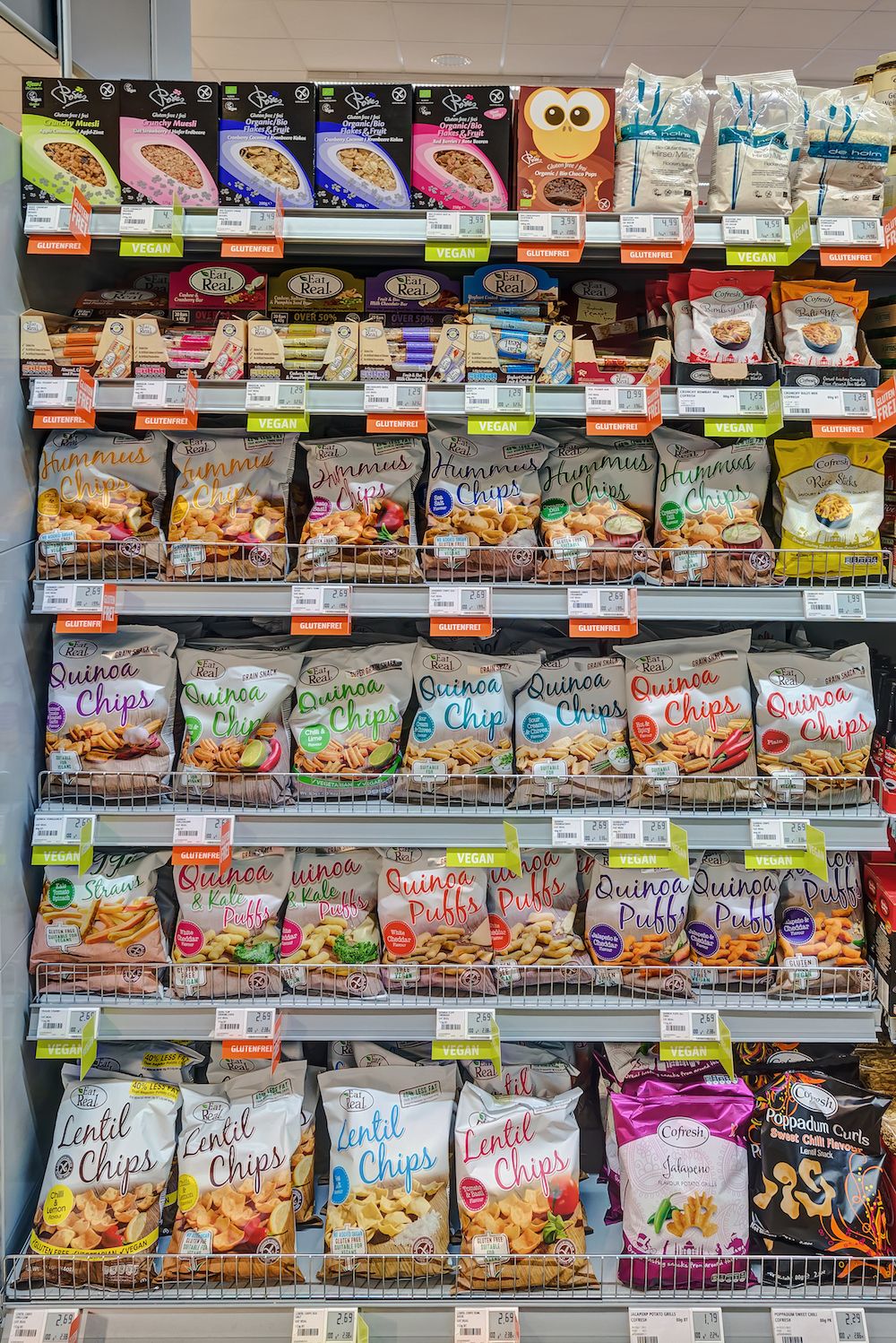 Auch an gesunde Snacks haben wir gedacht.