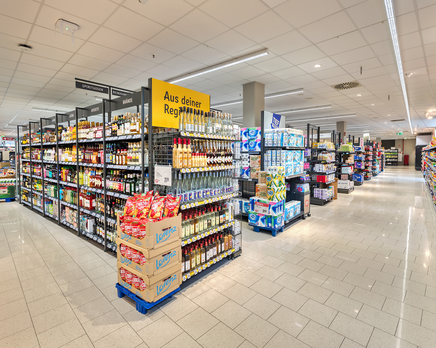 REWE Jan Klingenberg - Spirituosen, Haushaltsartikel