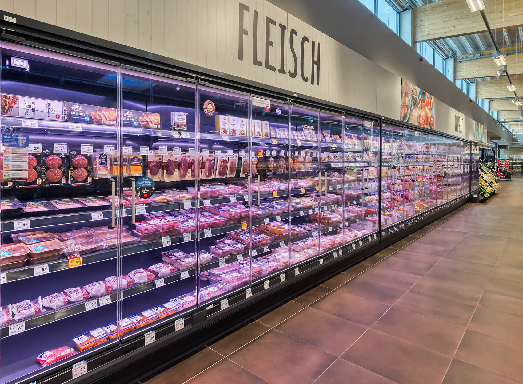 Fleisch Selbstbedienung